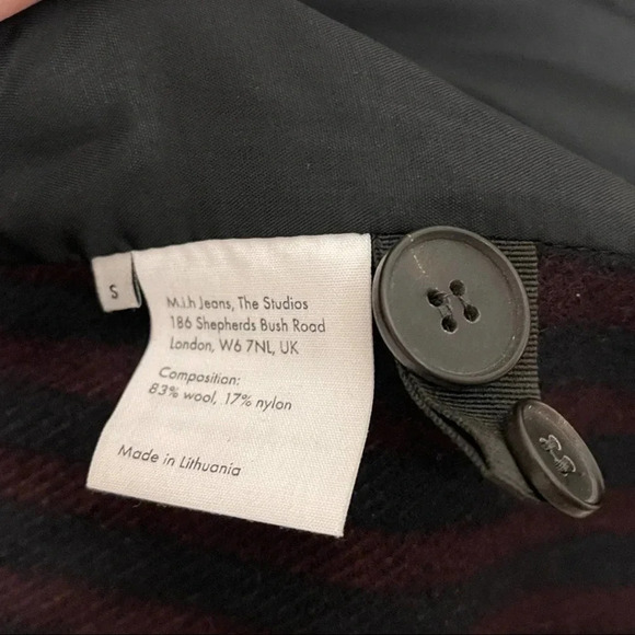 M.i.h. Jeans Jackson Blazer - Navy Wool Striped Blazer - Prep Menswear Anthro - Picture 6 of 10